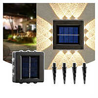All Side Up Down Left Right Solar Light  Outdoor Waterproof Up And Down Wall Lights