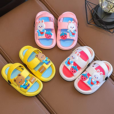 Boys' and Girls' Soft Sole Sandals Anti Slip Cartoon Cute Breathable Hole Shoes Cartoon Baby Sandals Flat Heels Boys' and Girls' Soft Sole Sandals Anti Slip Cartoon Cute Breathable Hole Shoes Cartoon Baby Sandals Flat Heels