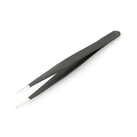 Stainless Steel ESD Safe Pointed Tweezer for Precision Work – Anti-Static, High-Quality Tweezer for Electronics, Jewelry, and Crafting Stainless Steel ESD Safe Pointed Tweezer for Precision Work – Anti-Static, High-Quality Tweezer for Electronics, Jewelry, and Crafting
