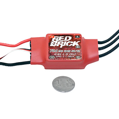 HobbyKing Red Brick (2~7S) 70A ESC V2 HobbyKing Red Brick (2~7S) 70A ESC V2