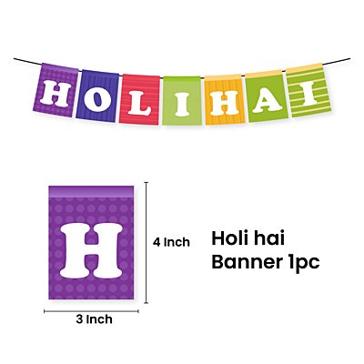 The Magic Balloons- Holi Decoration Combo Kit 30pcs Of Holi Balloons | 2 Multicolour curtains | 1 banner | 111 Pack Magic Water Balloons | 500pcs Of Water Balloons | Pack Of 644 pcs.