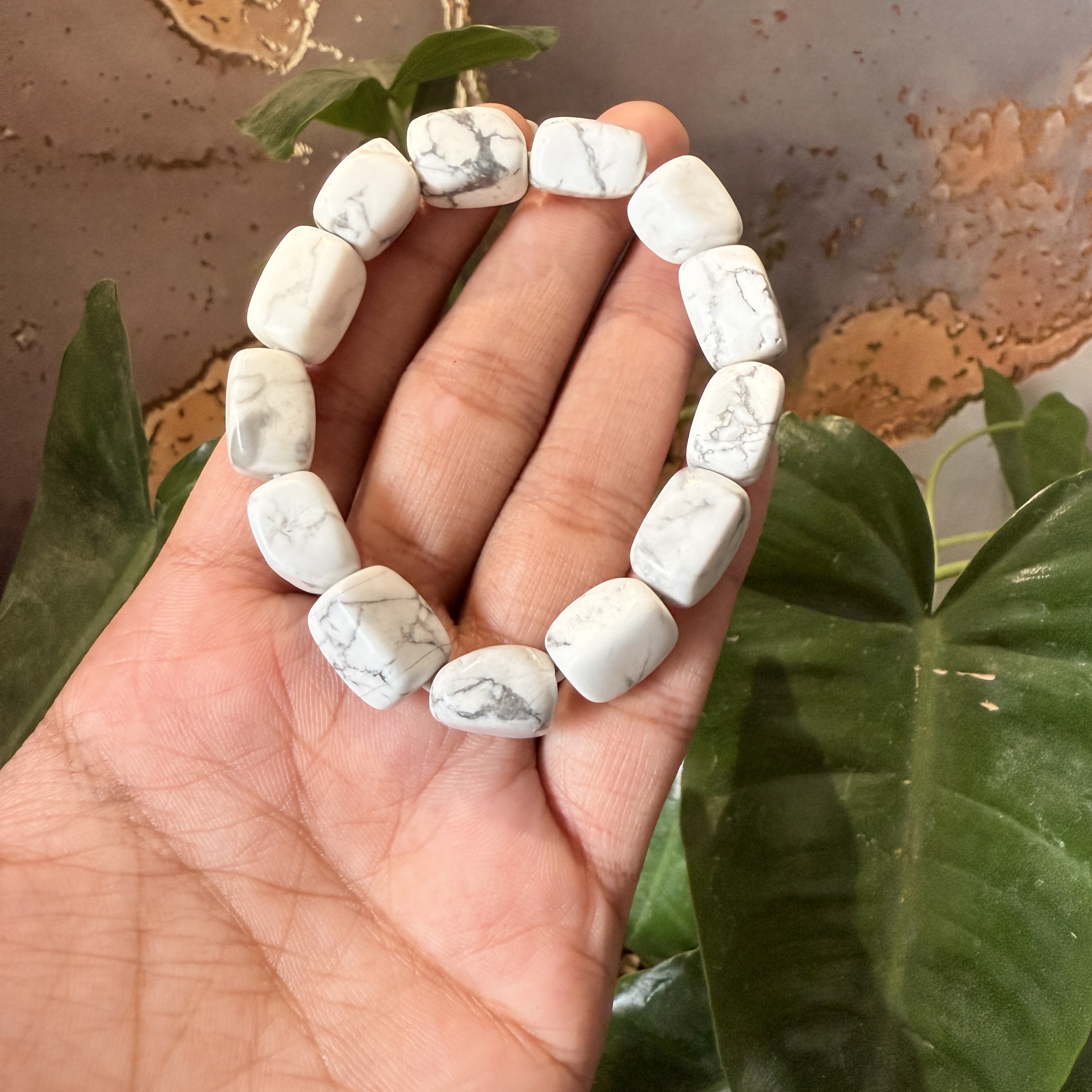 Howlite Crystal Bracelet Howlite Crystal Bracelet