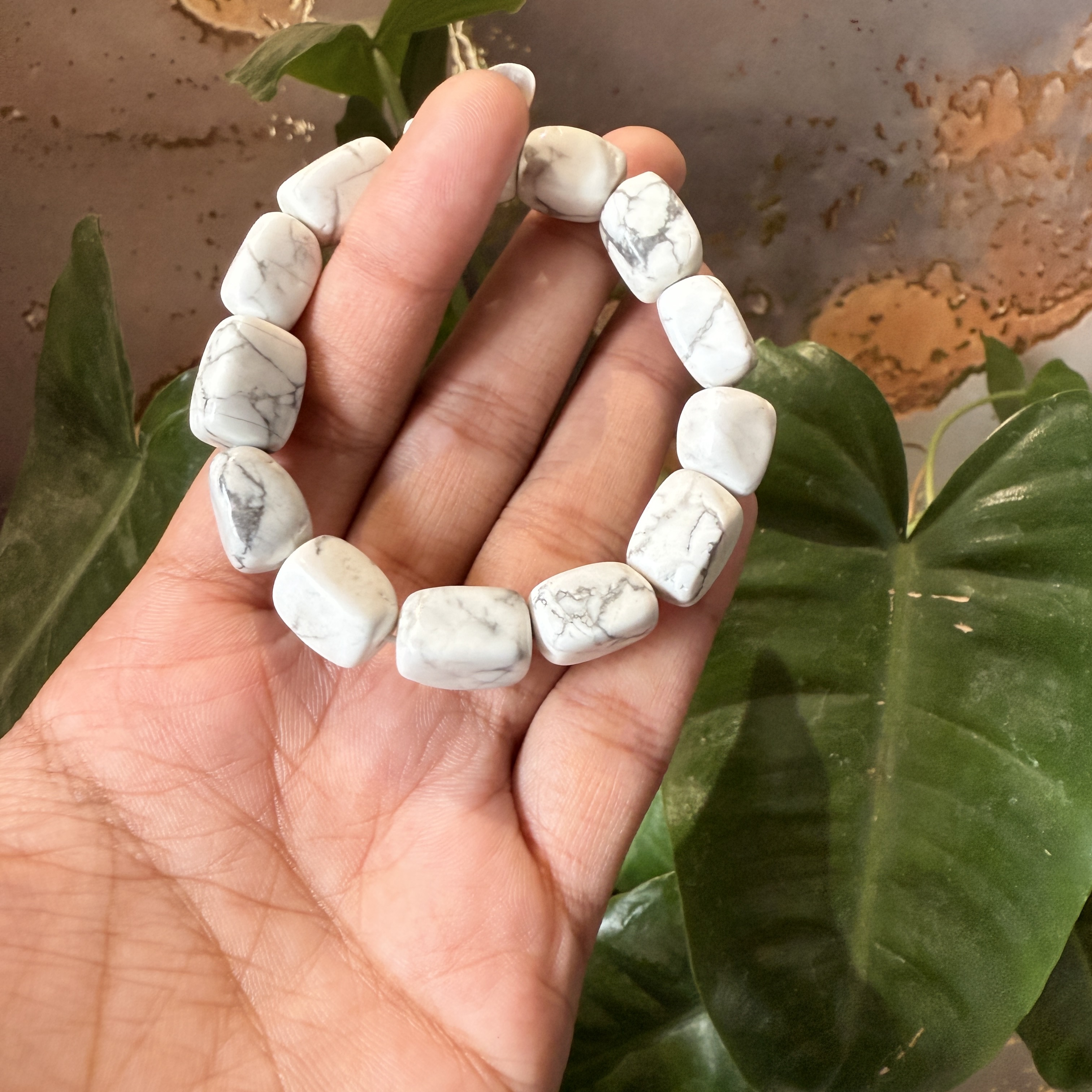 Howlite Crystal Bracelet Howlite Crystal Bracelet