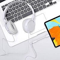 Type-C & Lightning to 3.5mm Jack Audio Adapter – Headphone Connector Cable for iPhone, Android, and USB-C Devices Type-C & Lightning to 3.5mm Jack Audio Adapter – Headphone Connector Cable for iPhone, Android, and USB-C Devices