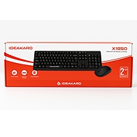 Ideakard X1850 | Wireless Keyboard and Mouse Combo |Ultra-Slim Design | Silent Typing |High Reliability |Black Ideakard X1850 | Wireless Keyboard and Mouse Combo |Ultra-Slim Design | Silent Typing |High Reliability |Black