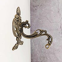 Brass Wall Hanging Bracket - 7 inch Height | Stylish Brass Wall Hanging Bracket for Decor Items Brass Wall Hanging Bracket - 7 inch Height | Stylish Brass Wall Hanging Bracket for Decor Items