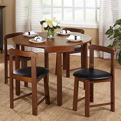 Vikinterio Space Saving Round Shape 4 seater dining table se Vikinterio Space Saving Round Shape 4 seater dining table se