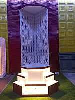 WPC Jali Mandir With Drawers WPC Jali Mandir With Drawers
