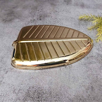 Brass Banana Leaf Plate/Thali Designed Multipurpose Plate Brass Banana Leaf Plate/Thali Designed Multipurpose Plate