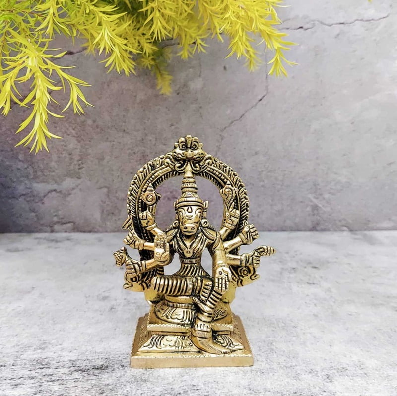 Brass Varaha Swamy Idol / Varahi Statue - 4.8 inch Height | Auspicious Brass Varaha Swamy Idol / Varahi Statue - Shop Now Brass Varaha Swamy Idol / Varahi Statue - 4.8 inch Height | Auspicious Brass Varaha Swamy Idol / Varahi Statue - Shop Now