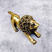 Brass Lion Statue 3.7 inch Height Brass Lion Statue 3.7 inch Height
