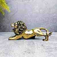 Brass Lion Statue 3.7 inch Height Brass Lion Statue 3.7 inch Height