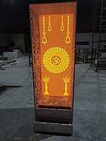 3D Corian Om Temple with WPC Drawer 3D Corian Om Temple with WPC Drawer