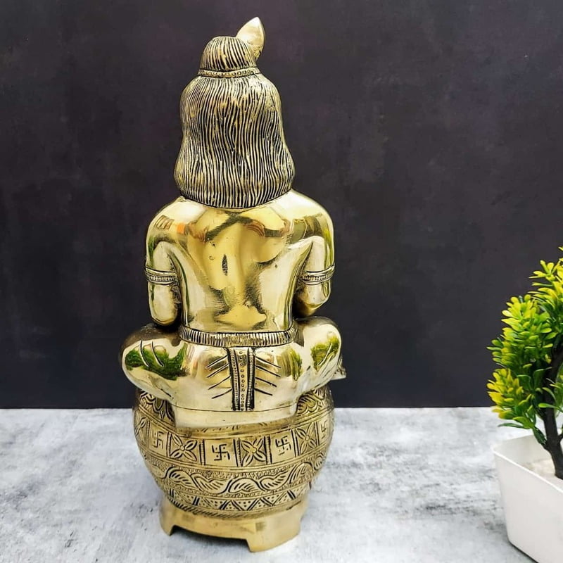 Brass Bala Krishna Sitting on Matka | Pot Krishna - 14 inch Height | Beautiful Brass Bala Krishna Statue Brass Bala Krishna Sitting on Matka | Pot Krishna - 14 inch Height | Beautiful Brass Bala Krishna Statue