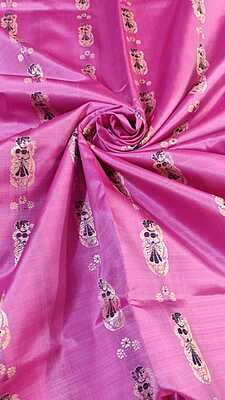 Light pink Figure motif pure katan silk(mulberry silk) Swarnachari saree Light pink Figure motif pure katan silk(mulberry silk) Swarnachari saree