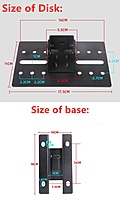 DS-40WM Iron Wall Mount Speaker Upto 45kg load Hanger for Sound Box Audio Speaker(2 PCS)
