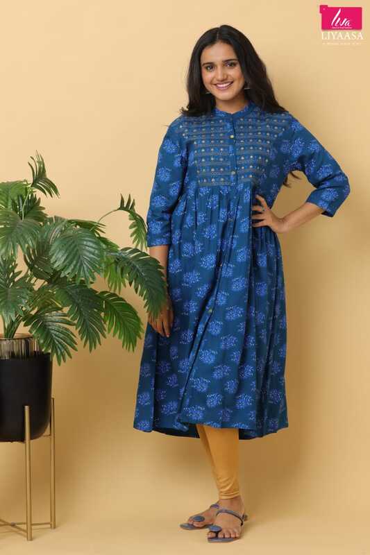 Rayan embroidery cord set blue-3( Pack of all set)