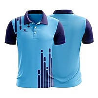 Lookswala Unisex Cricket Sportswear T-Shirt – Collared Neck, Polyester, Half Sleeves