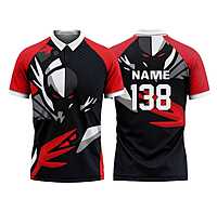Lookswala Unisex Adult Cricket T-Shirt – Collared Neck, Half Sleeves, Polyester Sportswear