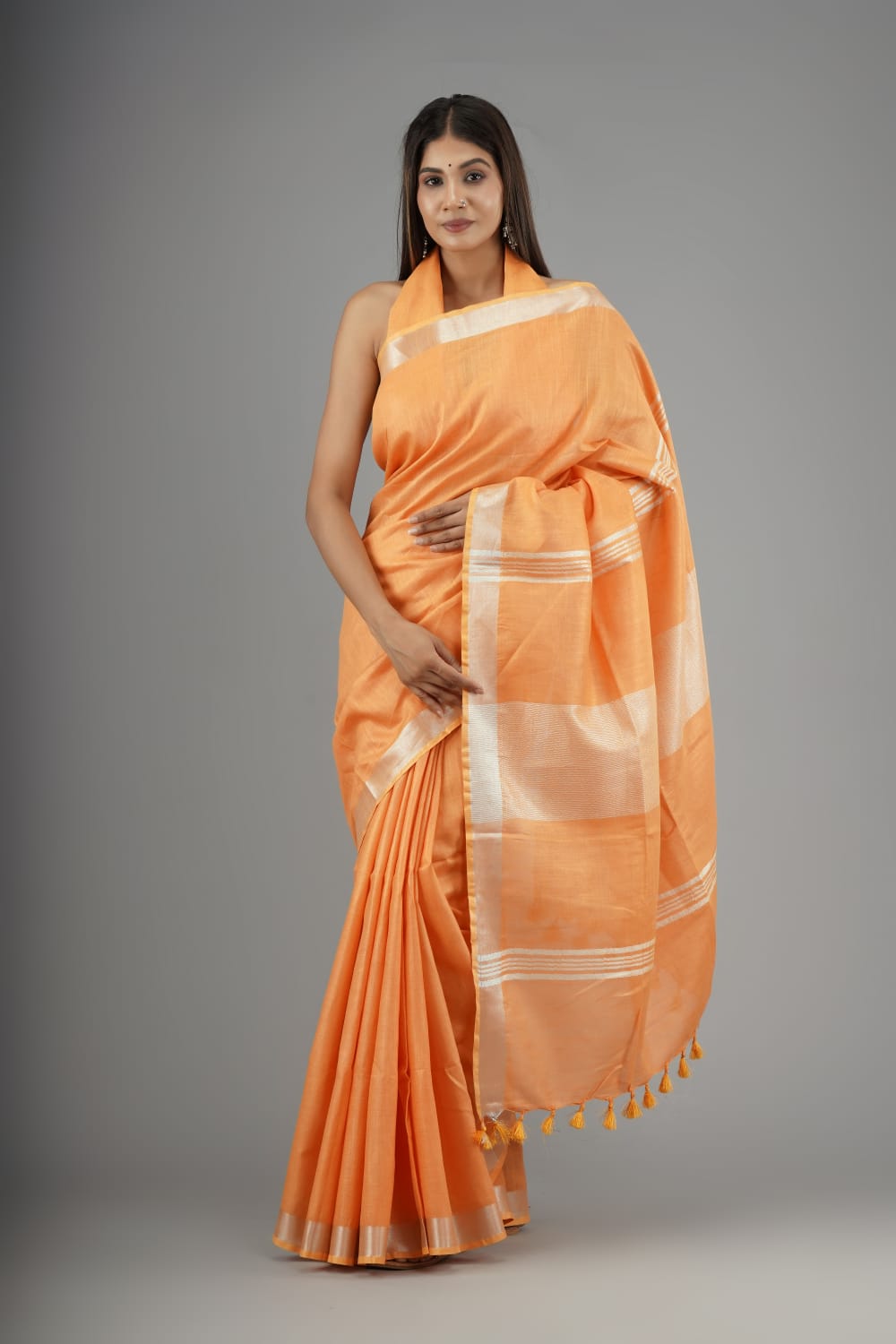 Madhuri - माधुरी ( Linen cotton sarees )