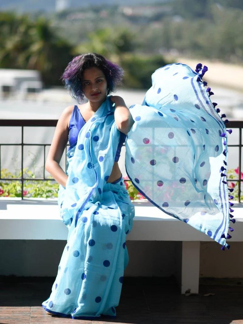 Hukumdevi - हुकुमदेवी ( Khadi cotton sarees )