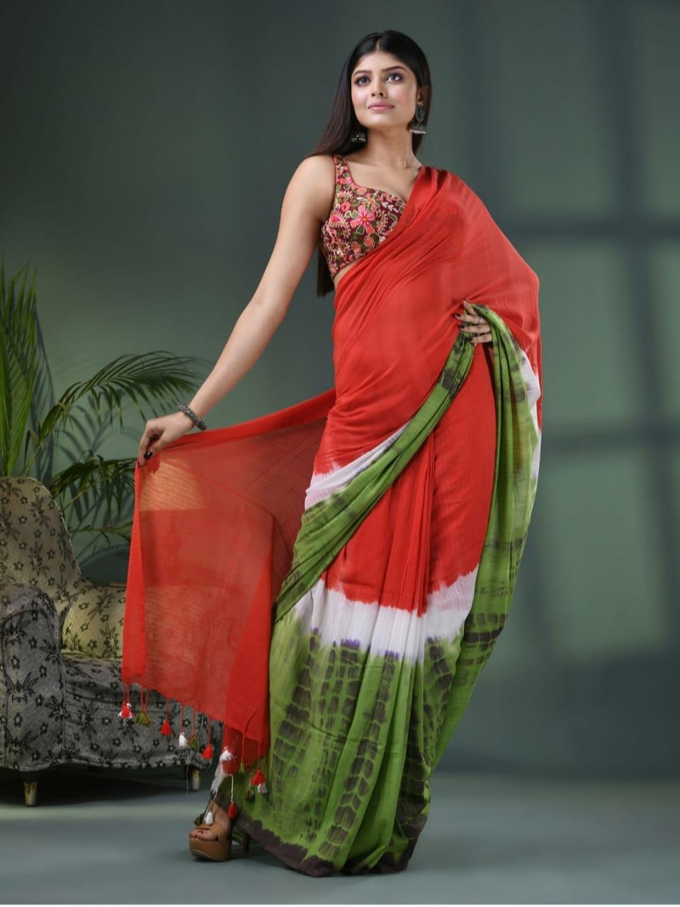 Saumili - सौमिली ( Mul cotton sarees )