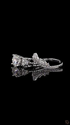 3.33 Carat Gold ring and band Combo wrinz009 3.33 Carat Gold ring and band Combo wrinz009
