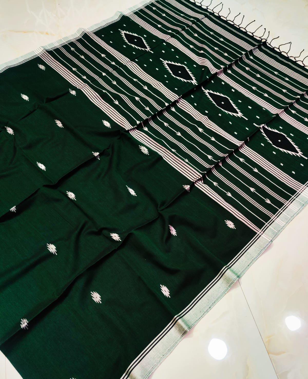 Bebo - बेबो ( Green Khadi cotton sarees )