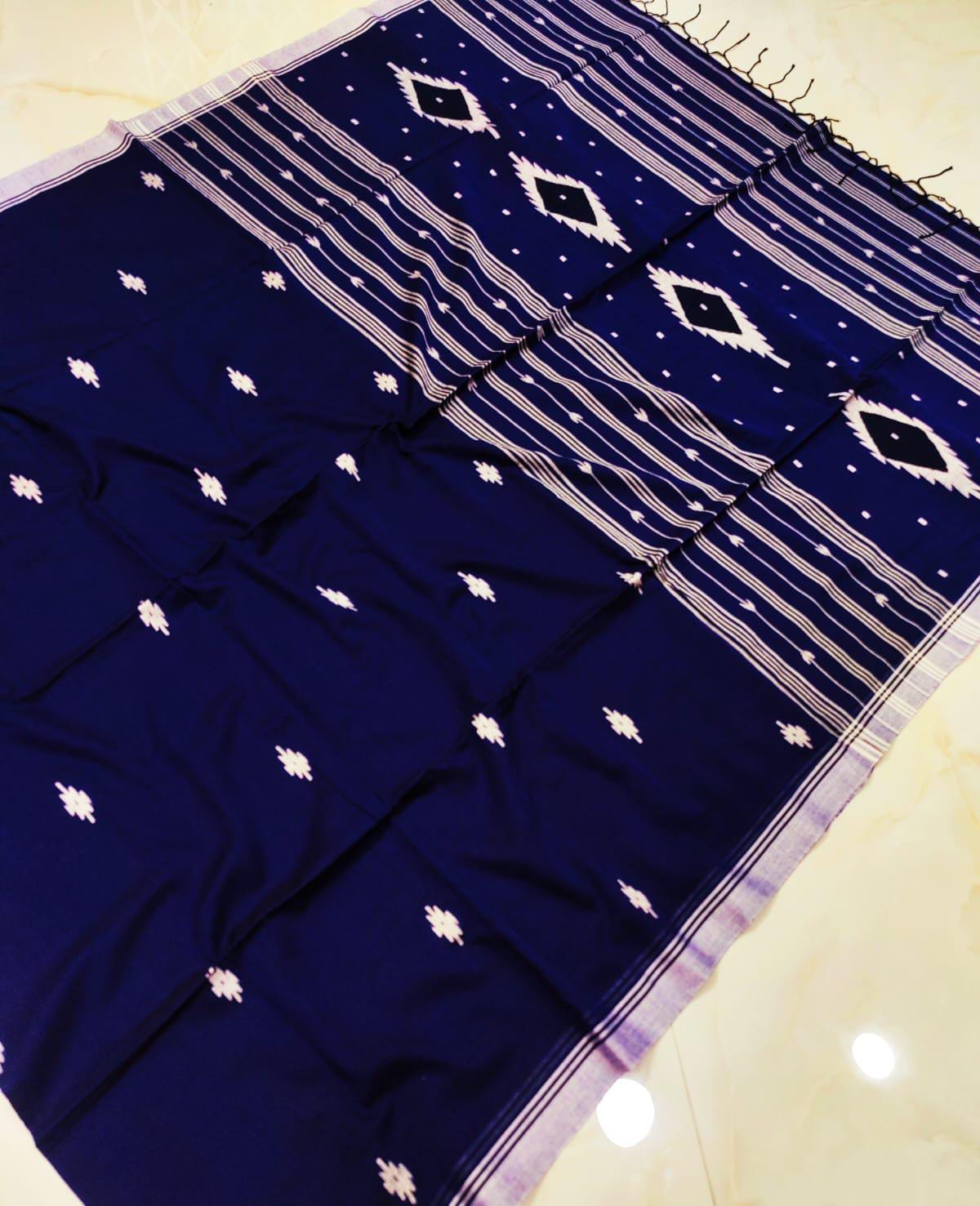 Babli - बबली ( Blue Khadi cotton sarees )
