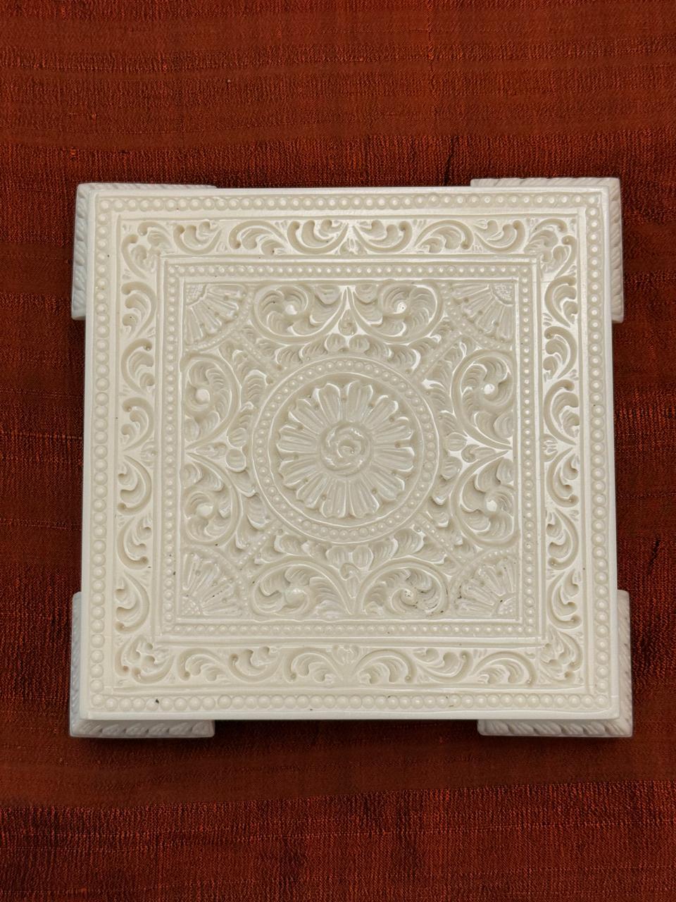Ivory Look Alike Chowki Ivory Look Alike Chowki