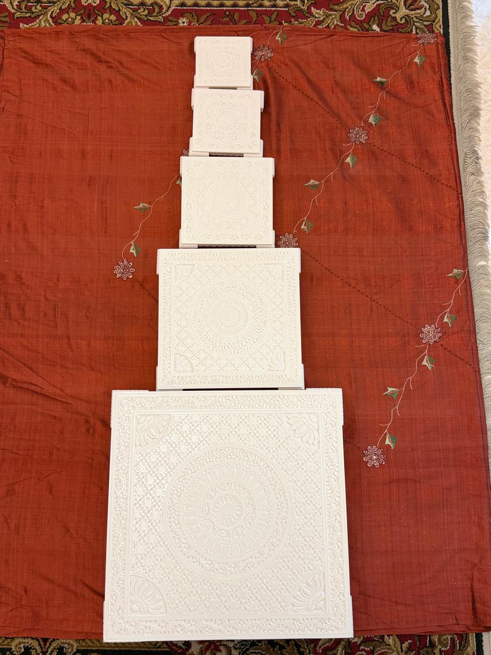 Ivory Look Alike Chowki Ivory Look Alike Chowki