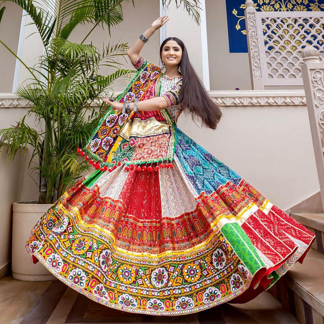 New Lounching Digital Print Muslin Cotton Lehenga Choli   D.3