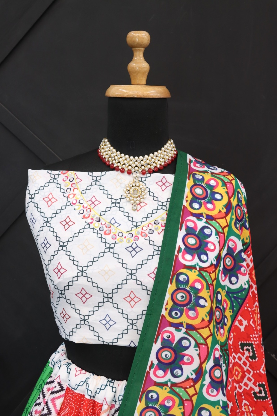 New Lounching Digital Print Muslin Cotton Lehenga Choli   D.3