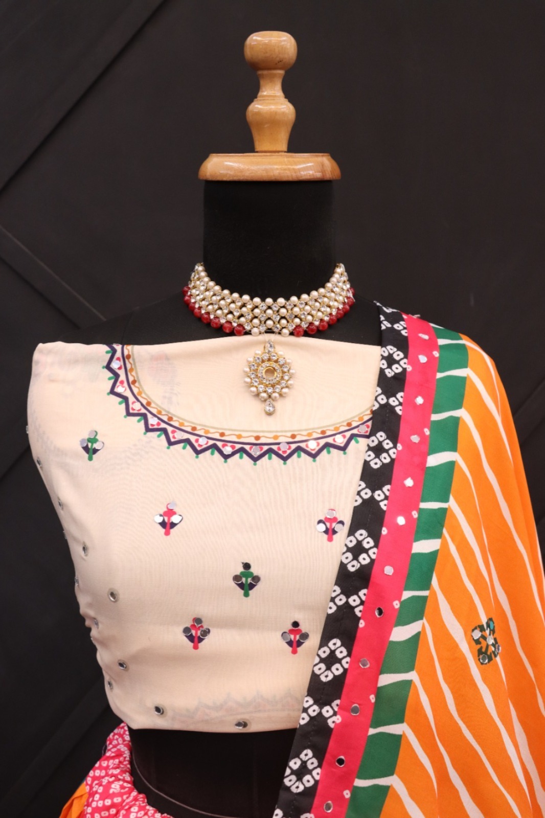 New Lounching Digital Print Muslin Cotton Lehenga Choli  D.8
