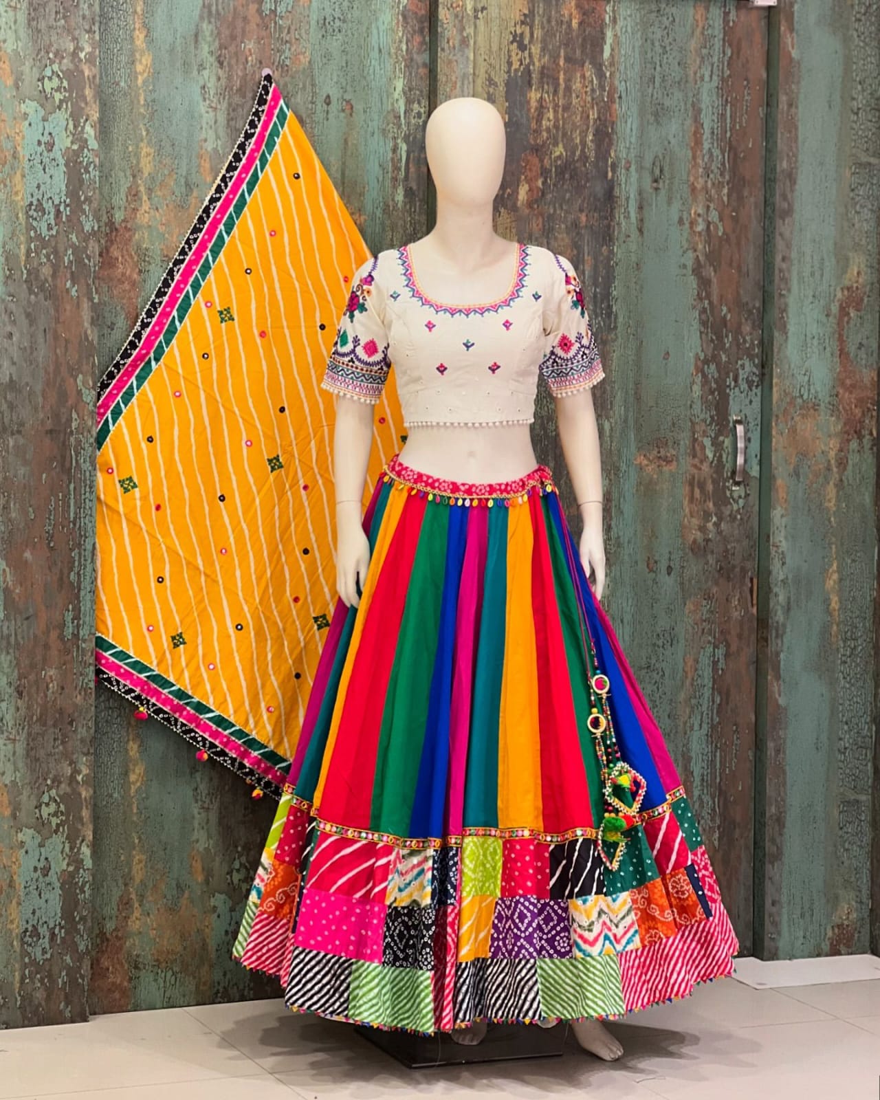 New Lounching Digital Print Muslin Cotton Lehenga Choli  D.8