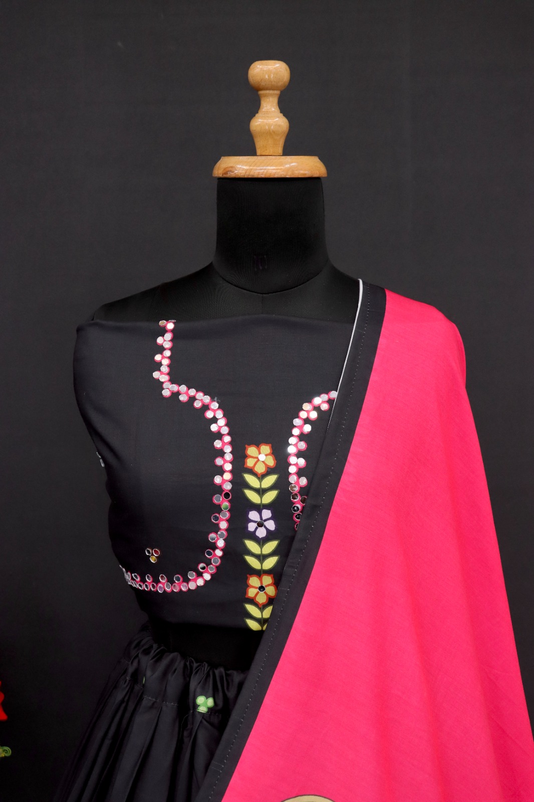 New Lounching Digital Print Muslin Cotton Lehenga Choli  D.9