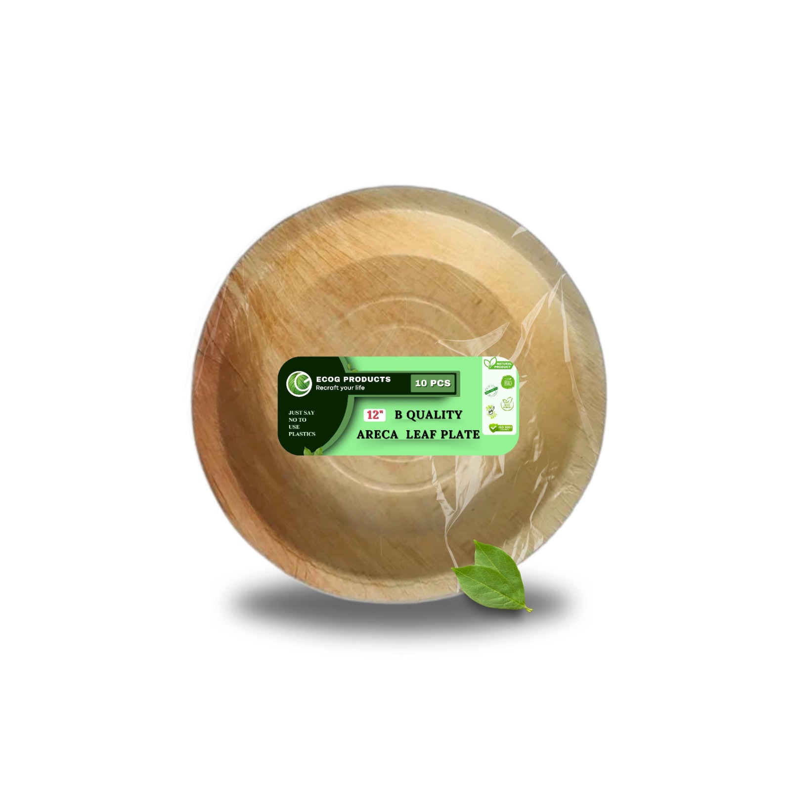 Round Areca Plate 10&12 Round Areca Plate 10&12