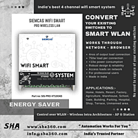 SIEMCAS Wifi Smart PRO Series IR 4 Channel State Wireless WLAN Webserver SHA-SIS-PRO-XT1004D - Sha360 SIEMCAS Wifi Smart PRO Series IR 4 Channel State Wireless WLAN Webserver SHA-SIS-PRO-XT1004D - Sha360