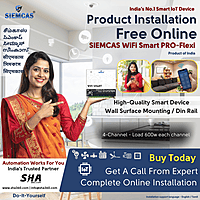 SIEMCAS Wifi Smart PRO Series Flexi 4 Channel IoT Cloud Operation SHA-SIS-PRO-XT1004A - Sha360 SIEMCAS Wifi Smart PRO Series Flexi 4 Channel IoT Cloud Operation SHA-SIS-PRO-XT1004A - Sha360