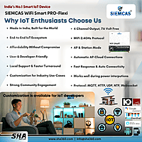 SIEMCAS Wifi Smart PRO Series Flexi 4 Channel IoT Cloud Operation SHA-SIS-PRO-XT1004A - Sha360 SIEMCAS Wifi Smart PRO Series Flexi 4 Channel IoT Cloud Operation SHA-SIS-PRO-XT1004A - Sha360