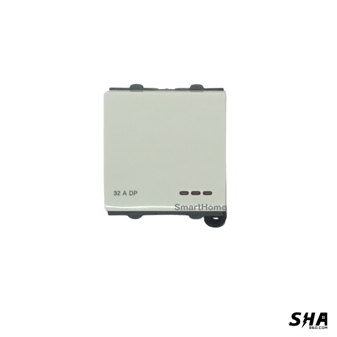 GM Modular G-Nine Viva 32A DP 1-Way Switch with LED indicator (White) AB 2 024 - Sha360 GM Modular G-Nine Viva 32A DP 1-Way Switch with LED indicator (White) AB 2 024 - Sha360