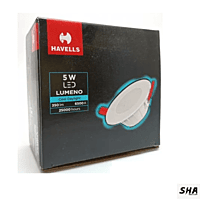 Havells Lumeno LED 5W Downlight Round Cool Daylight - Sha360 Havells Lumeno LED 5W Downlight Round Cool Daylight - Sha360