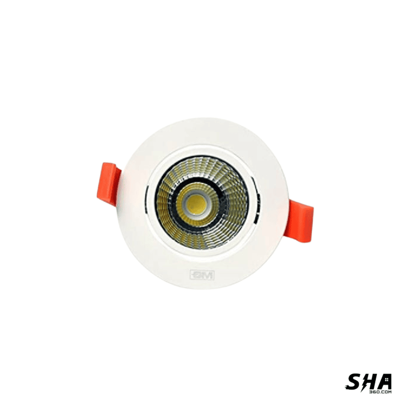 GM Modular G90 - 3 Watt COB Spot Light Round White - Sha360