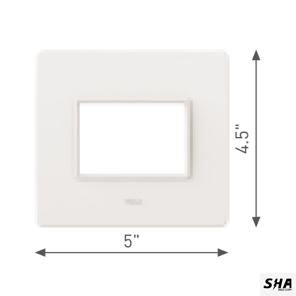 GM Modular G-Nine 3 Module (6x4) Cover Plate (White) - Sha360