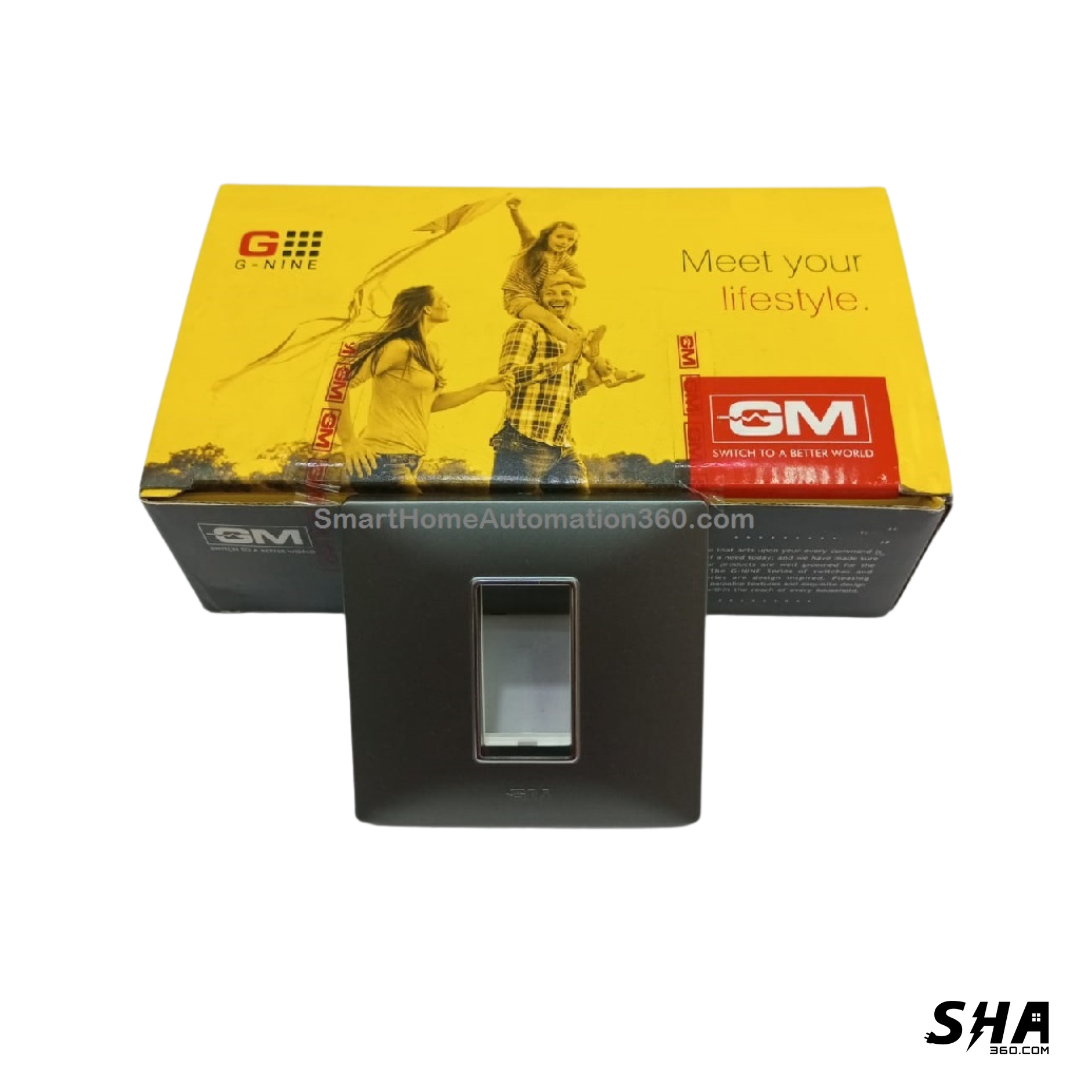 GM Modular G-Nine 1 Module Cover Plate X-Pulse (Grey-Graphite Magnesia) - Sha360