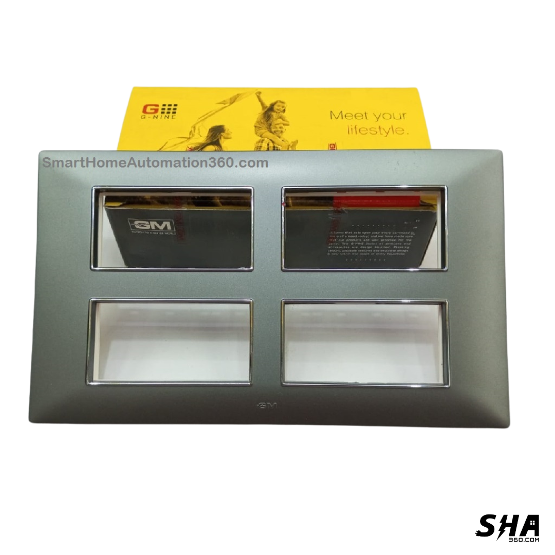GM Modular G-Nine 16 Module Cover Plate X-Pulse (Grey-Graphite Magnesia) - Sha360