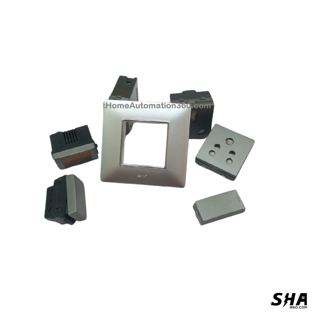 GM Modular G-Nine 2 Module Cover Plate X-Pulse (Silver) - Sha360