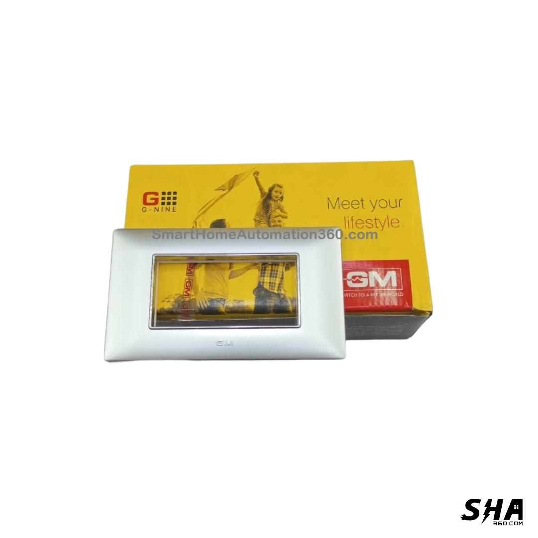 GM Modular G-Nine 4 Module Cover Plate X-Pulse (Silver) - Sha360