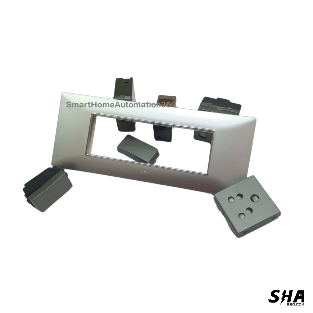 GM Modular G-Nine 6 Module Cover Plate X-Pulse (Silver) - Sha360