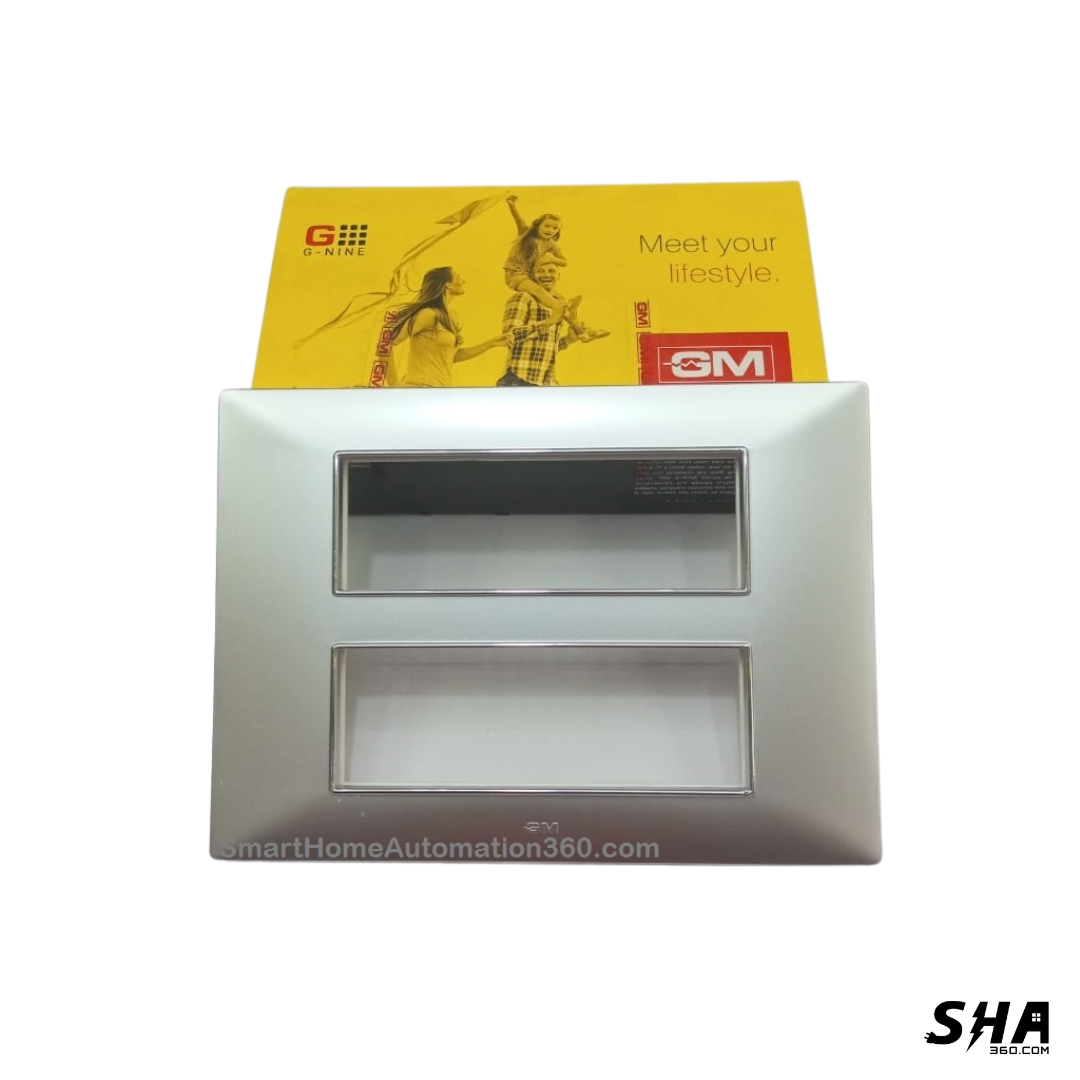 GM Modular G-Nine 12 Module Cover Plate X-Pulse (Silver) - Sha360